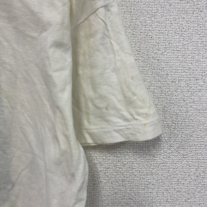 半袖プリントTシャツ　シングルステッチ　白　ホワイト