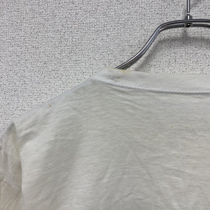 半袖プリントTシャツ　シングルステッチ　白　ホワイト