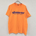 GILDAN　ギルダン　ザ・ベストワン　半袖プリントTシャツ　オレンジ　Lサイズ