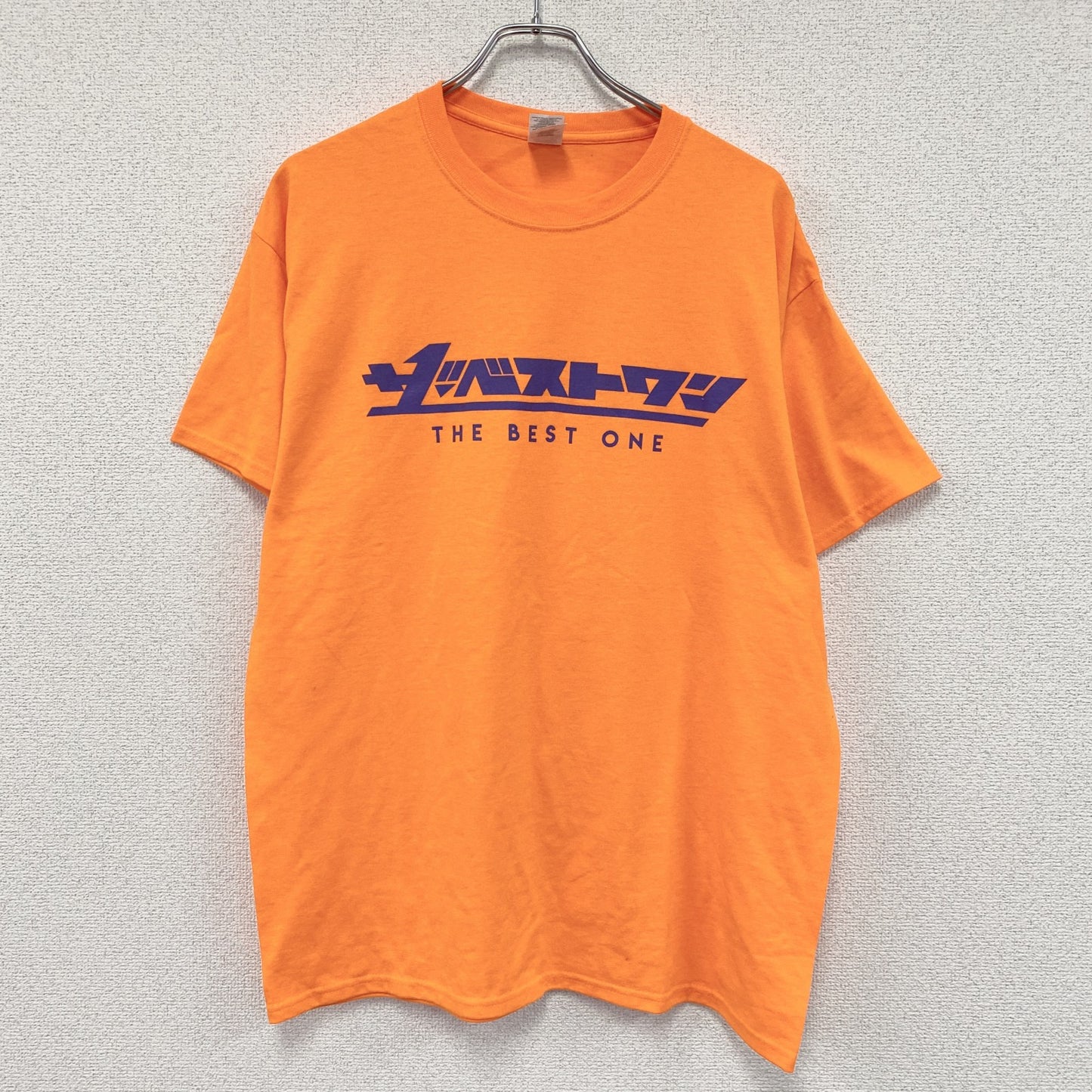 GILDAN　ギルダン　ザ・ベストワン　半袖プリントTシャツ　オレンジ　Lサイズ