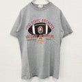 古着 used　champion　チャンピオン　半袖プリントTシャツ　オハイオステートバックアイズ　フットボール　グレー　Ｍサイズ