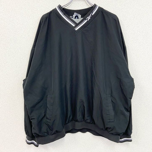 Reebok　リーボック　プルオーバージャケット　黒　ブラック　3XLサイズ