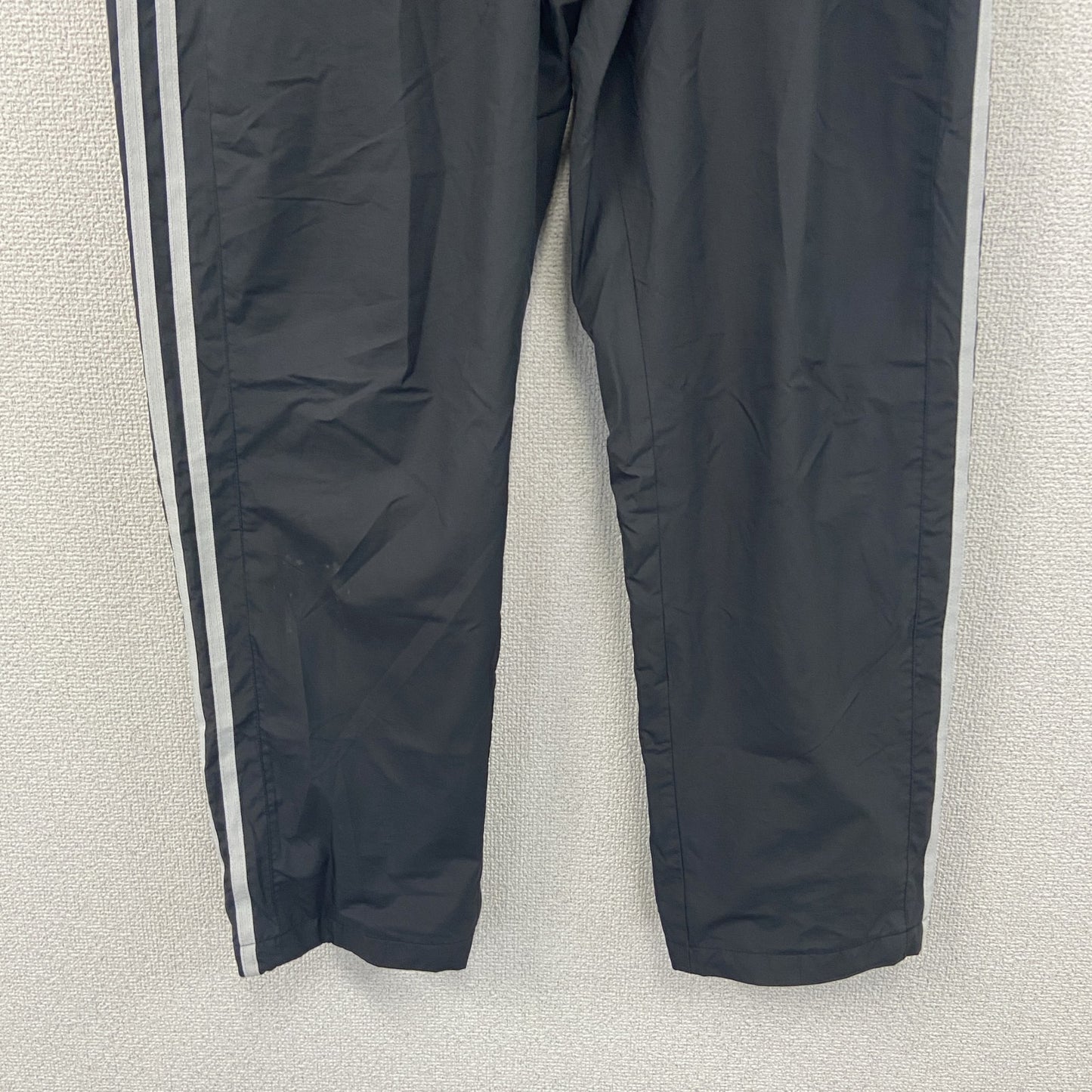 adidas　アディダス　CLIMASTORM　トラックパンツ/ジャージ　パーフォーマンスロゴ　黒　ブラック　Oサイズ