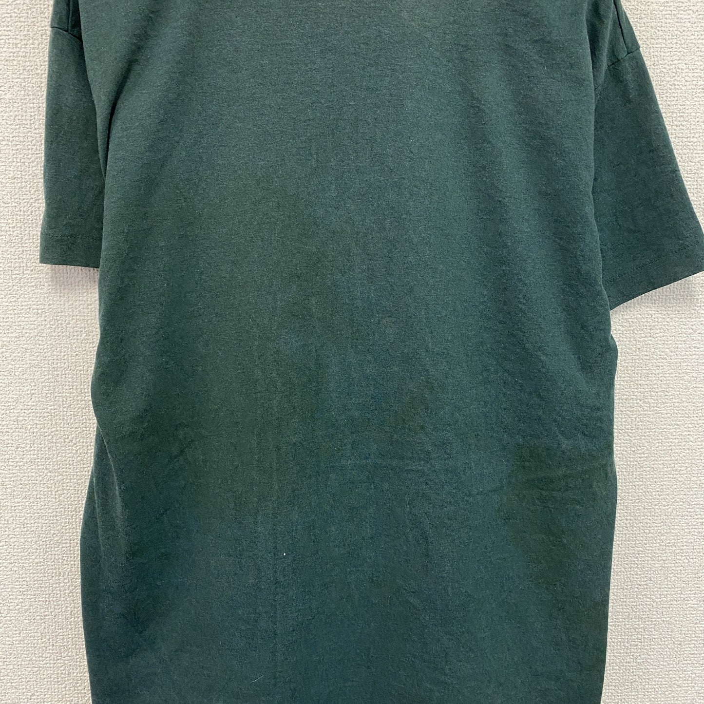 80s　FRUIT OF THE LOOM　フルーツオブザルーム　半袖プリントTシャツ　緑　グリーン　Lサイズ