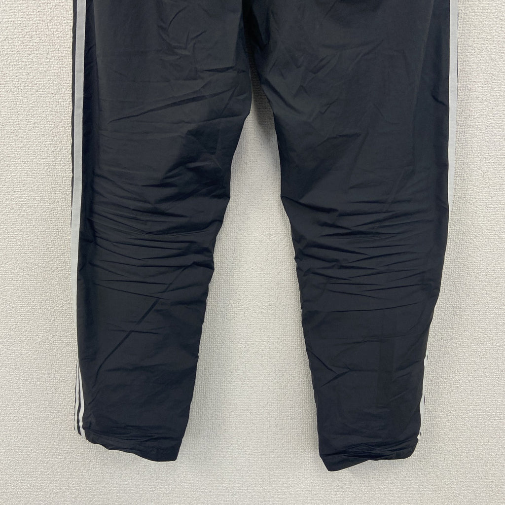 adidas　アディダス　CLIMASTORM　トラックパンツ/ジャージ　パーフォーマンスロゴ　黒　ブラック　Oサイズ
