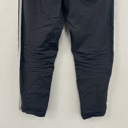 adidas　アディダス　CLIMASTORM　トラックパンツ/ジャージ　パーフォーマンスロゴ　黒　ブラック　Oサイズ