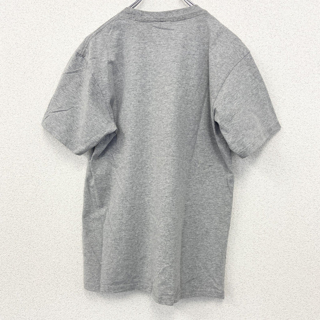 古着 used　champion　チャンピオン　半袖プリントTシャツ　オハイオステートバックアイズ　フットボール　グレー　Ｍサイズ
