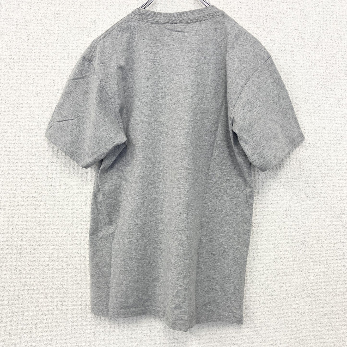 古着 used　champion　チャンピオン　半袖プリントTシャツ　オハイオステートバックアイズ　フットボール　グレー　Ｍサイズ
