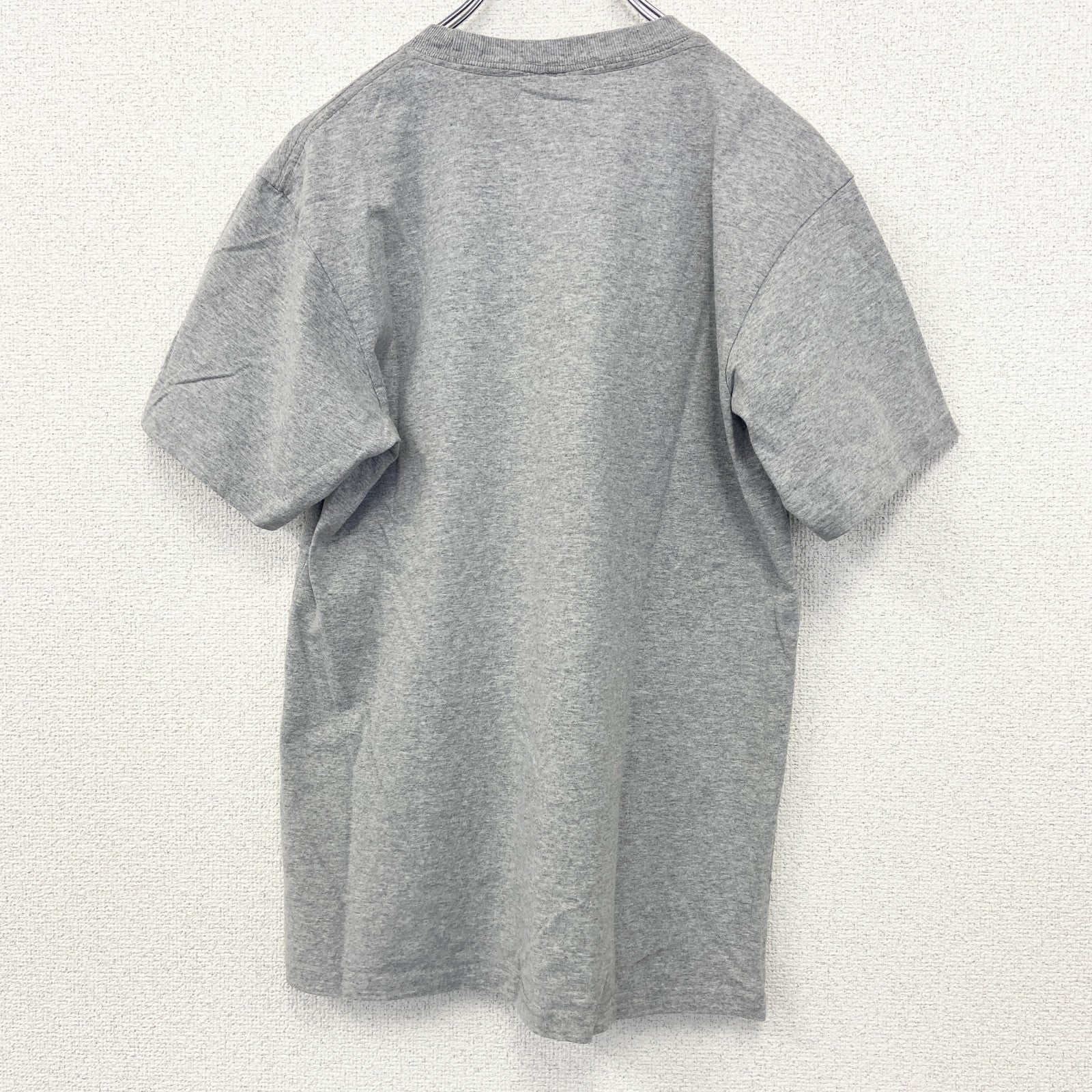 古着 used　champion　チャンピオン　半袖プリントTシャツ　オハイオステートバックアイズ　フットボール　グレー　Ｍサイズ