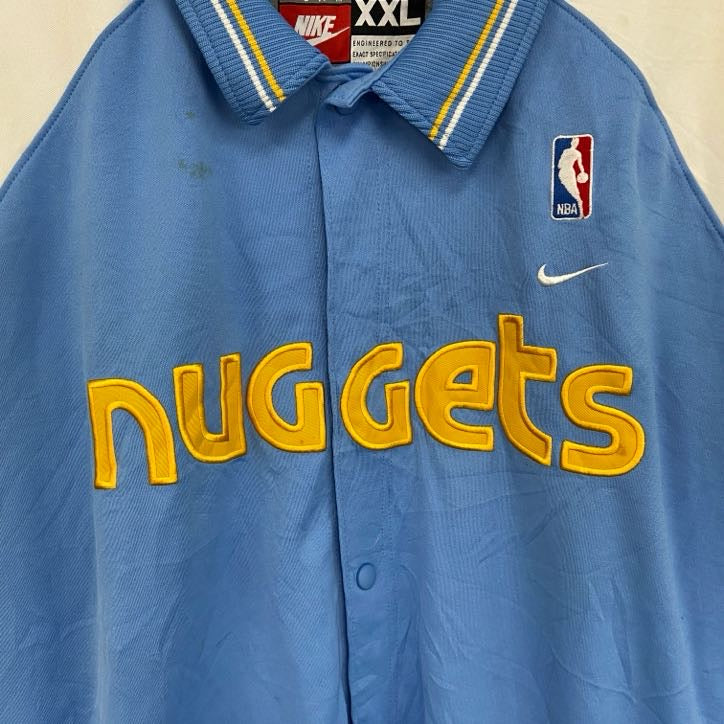 90s　NIKE　ナイキ　ゲームシャツ　半袖シャツ　ヴィンテージ　水色　ライトブルー　XXLサイズ