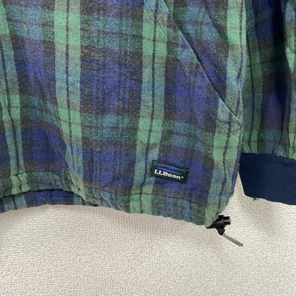 80s～　L.L.Bean　エルエルビーン　アノラックパーカー　ブラックウォッチチェック柄　ヴィンテージ　Mサイズ