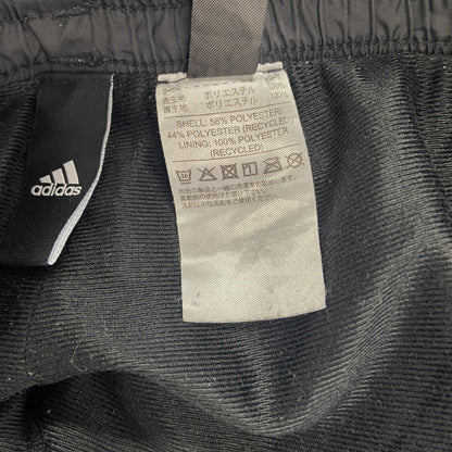 adidas　アディダス　CLIMASTORM　トラックパンツ/ジャージ　パーフォーマンスロゴ　黒　ブラック　Oサイズ