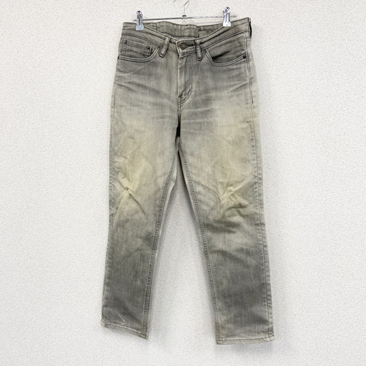 Levi’s　リーバイス　511　デニムパンツ/ジーンズ　縦落ち　フェード　灰色　グレー　W32サイズ　