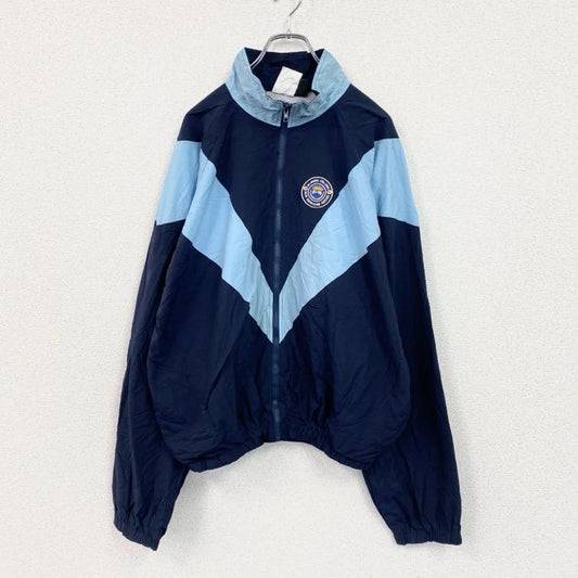 90s　Faz uniforms　フルジップトラックジャケット/ジャージ　ヴィンテージ　紺　ネイビー　22サイズ