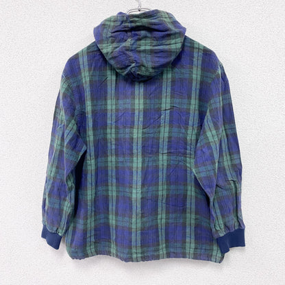 80s～　L.L.Bean　エルエルビーン　アノラックパーカー　ブラックウォッチチェック柄　ヴィンテージ　Mサイズ