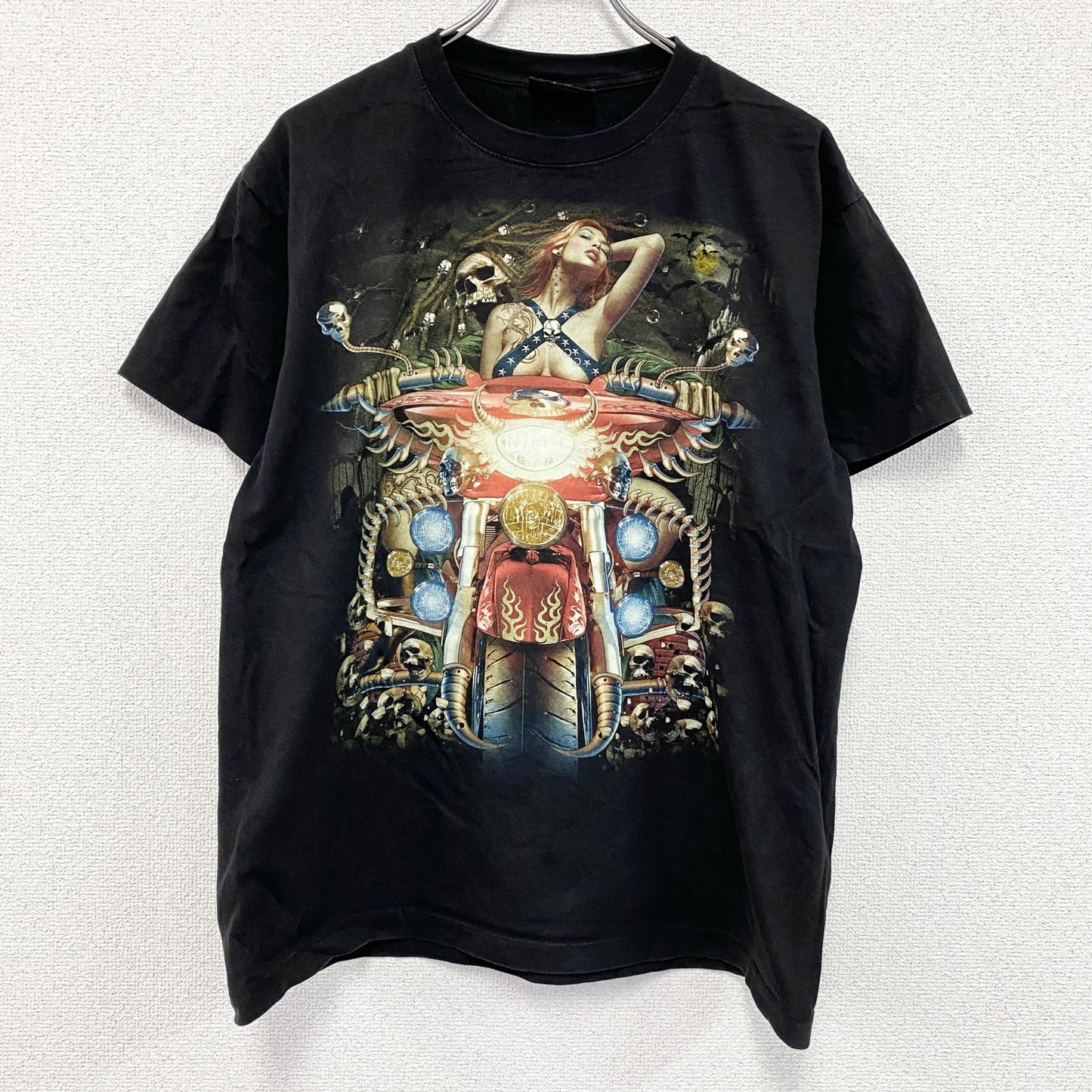 ～00s　Rock Chang　ロックチャン　半袖プリントTシャツ　ヴィンテージ　黒　ブラック　Lサイズ