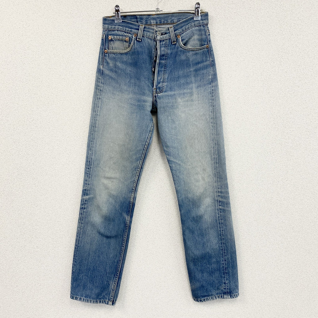 90s～　Levi's　リーバイス　501　デニムパンツ/ジーンズ　ボタンフライ　縦落ち　インディゴ　W30サイズ