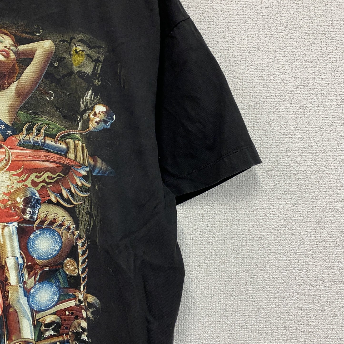 ～00s　Rock Chang　ロックチャン　半袖プリントTシャツ　ヴィンテージ　黒　ブラック　Lサイズ