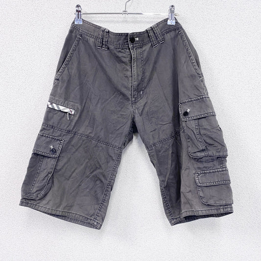 BURBERRY BLACK LABEL　バーバリーブラックレーベル　カーゴショーツ　グレー　82サイズ