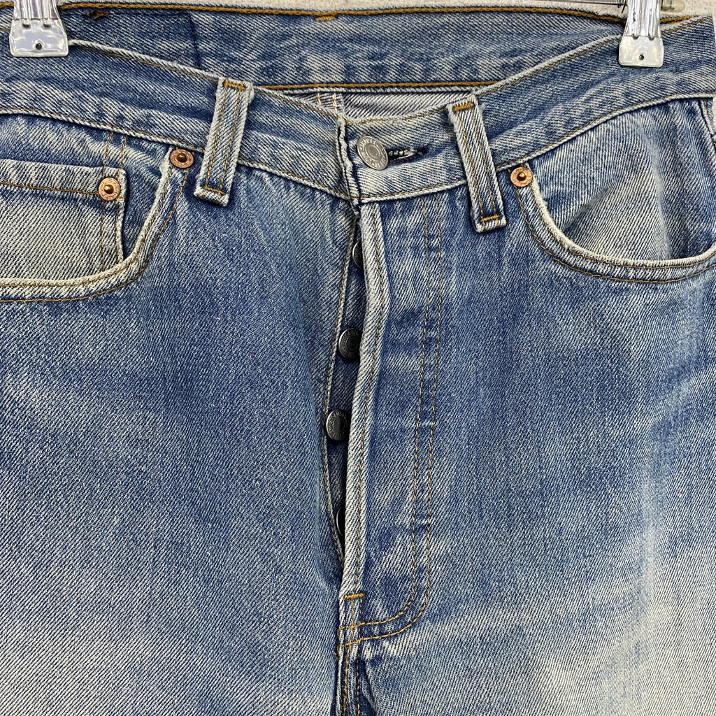 90s～　Levi's　リーバイス　501　デニムパンツ/ジーンズ　ボタンフライ　縦落ち　インディゴ　W30サイズ