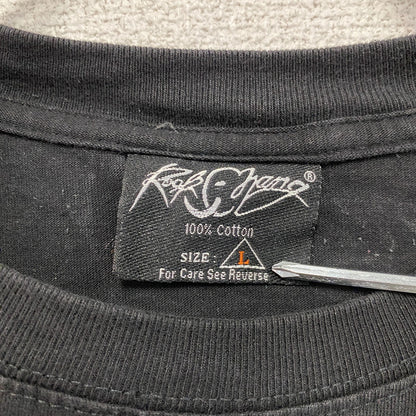 ～00s　Rock Chang　ロックチャン　半袖プリントTシャツ　ヴィンテージ　黒　ブラック　Lサイズ