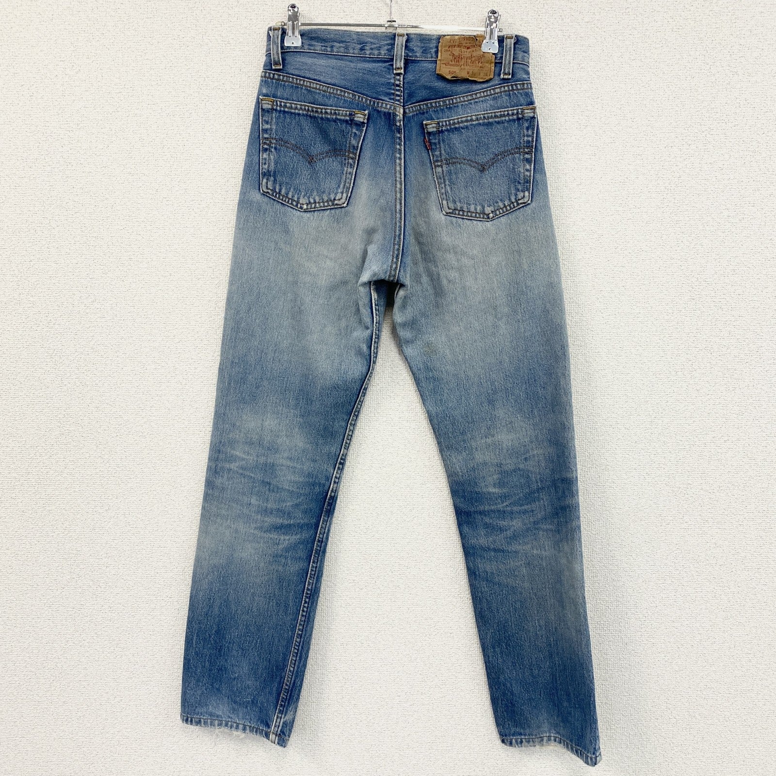 90s～　Levi's　リーバイス　501　デニムパンツ/ジーンズ　ボタンフライ　縦落ち　インディゴ　W30サイズ