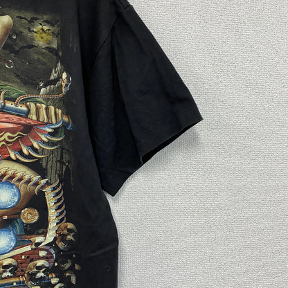 ～00s　Rock Chang　ロックチャン　半袖プリントTシャツ　ヴィンテージ　黒　ブラック　Lサイズ