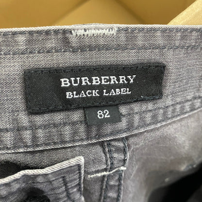 BURBERRY BLACK LABEL　バーバリーブラックレーベル　カーゴショーツ　グレー　82サイズ