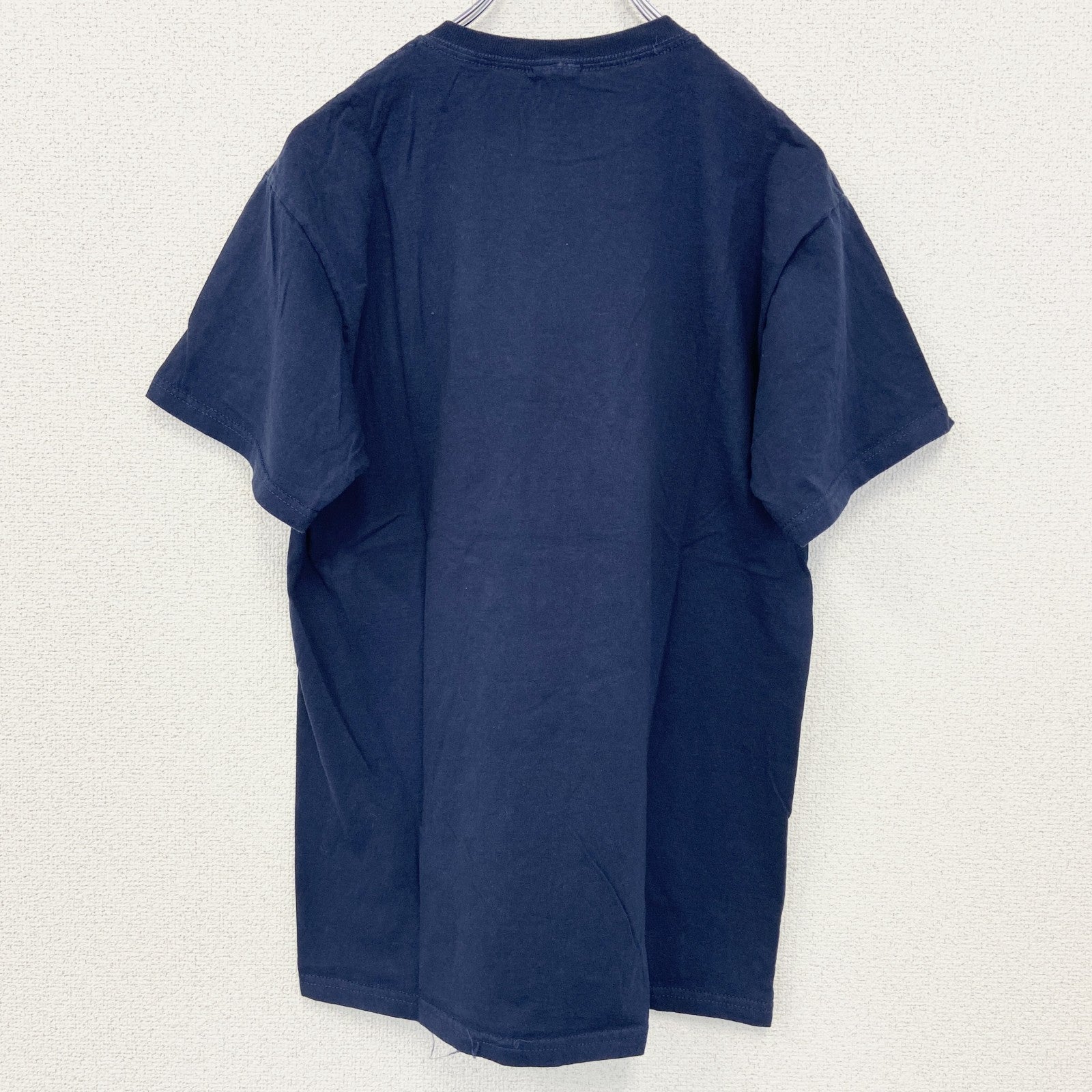 古着 used　NHL　半袖プリントTシャツ　アイスホッケー　モントリオール・カナディアンズ　ネイビー　紺　レトロ　Mサイズ