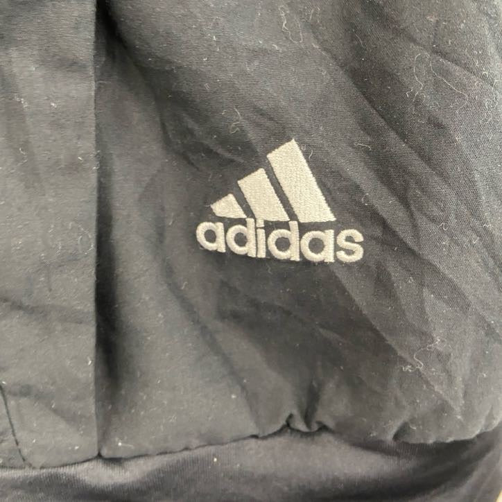 adidas　アディダス　ハーフジップベスト　黒　ブラック　XLサイズ