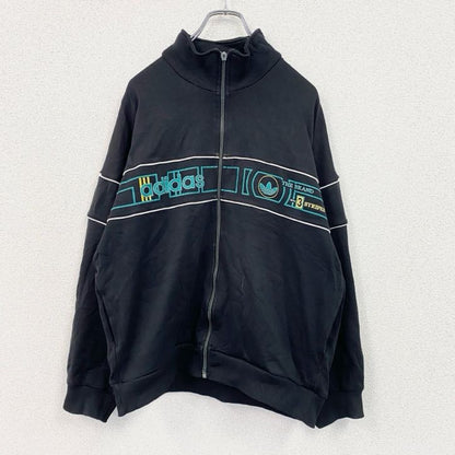 adidas　アディダス　トラックジャケット/ジャージ　ヴィンテージ　黒　ブラック　Mサイズ