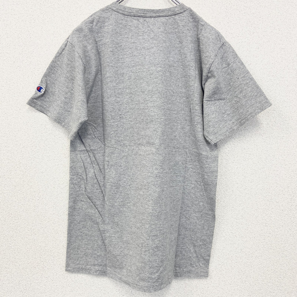 古着 used　champion　チャンピオン　半袖プリントTシャツ　バスケットボール　トーナメント　グレー　2023　Sサイズ