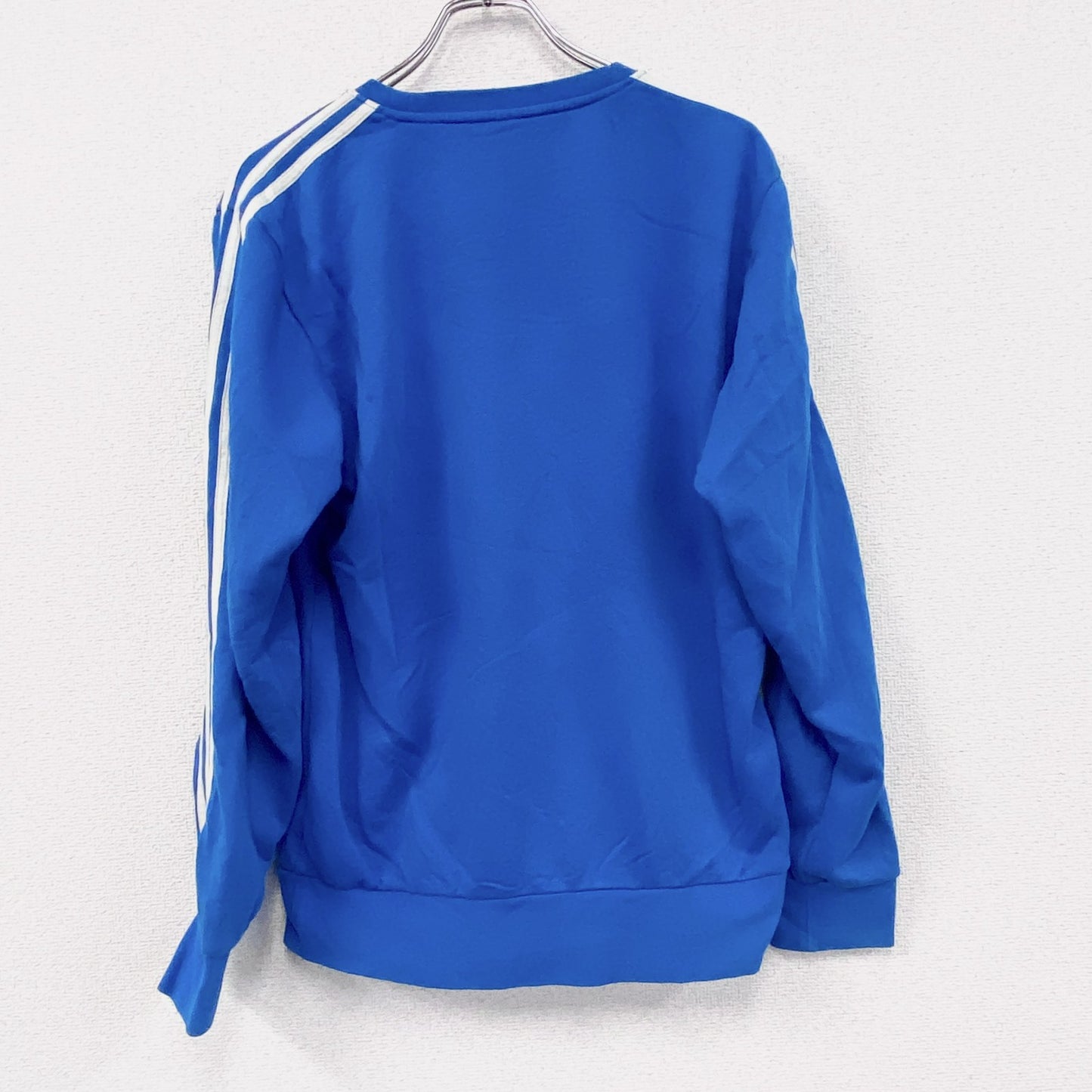 adidas　アディダス　スウェット/トレーナー　パフォーマンスロゴ　デカロゴ　青　ブルー　Ｍサイズ