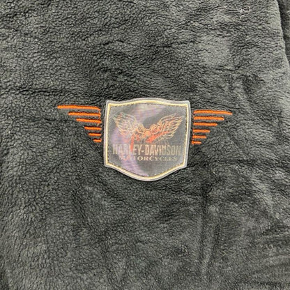 HARLEY DAVIDSON　ハーレーダビッドソン　フリースプルオーバー　黒　ブラック　12/14サイズ