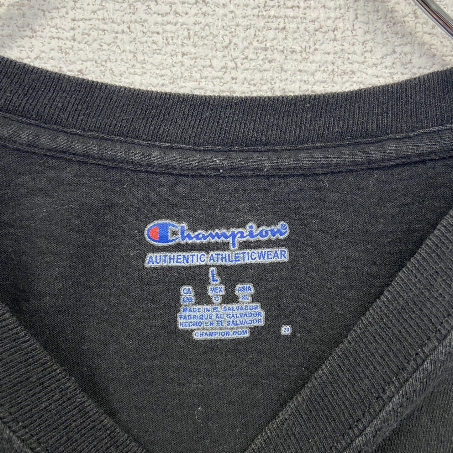 古着 used　champion チャンピオン　半袖カレッジプリントTシャツ　オネオンタ大学　クルーネック　レトロ　Lサイズ