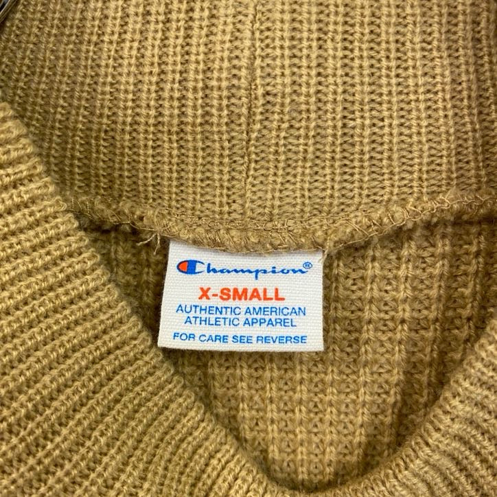 Champion　チャンピオン　ハイネックニット　セーター　ベージュ　XSサイズ