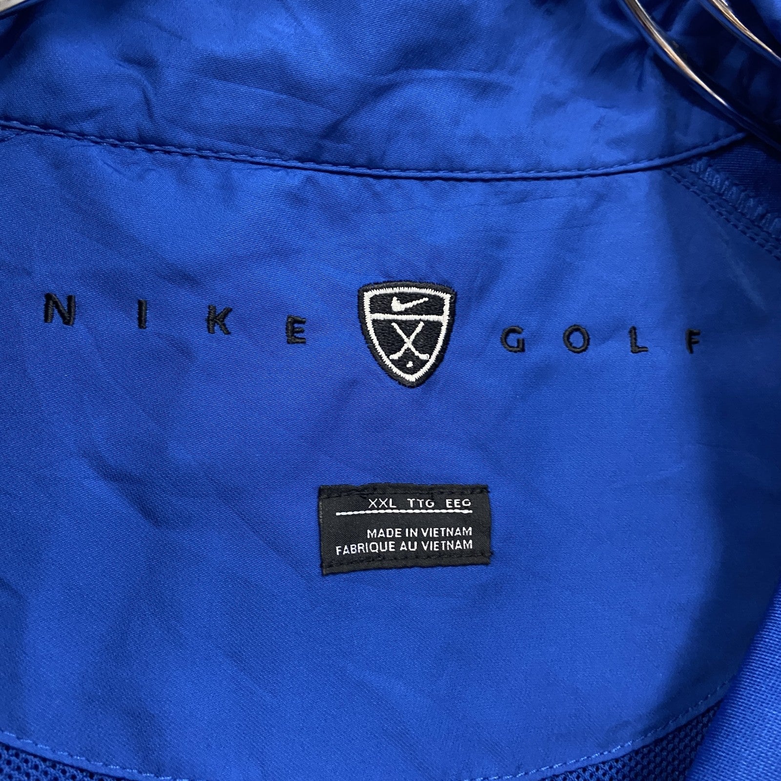 NIKE GOLF　ナイキゴルフ　ハーフジッププルオーバー　青　ブルー　2XLサイズ