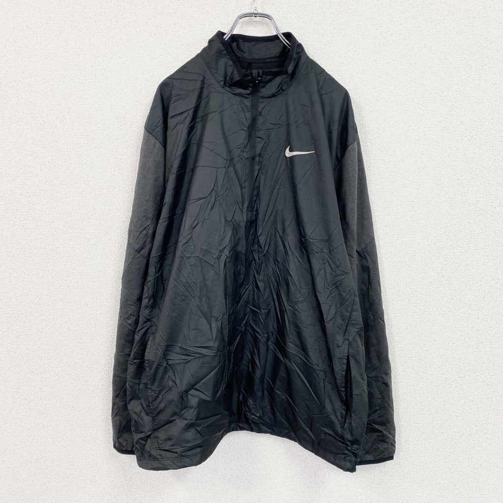 NIKE GOLF　ナイキゴルフ　プルオーバージャケット　ハーフジップ　黒　ブラック　XLサイズ