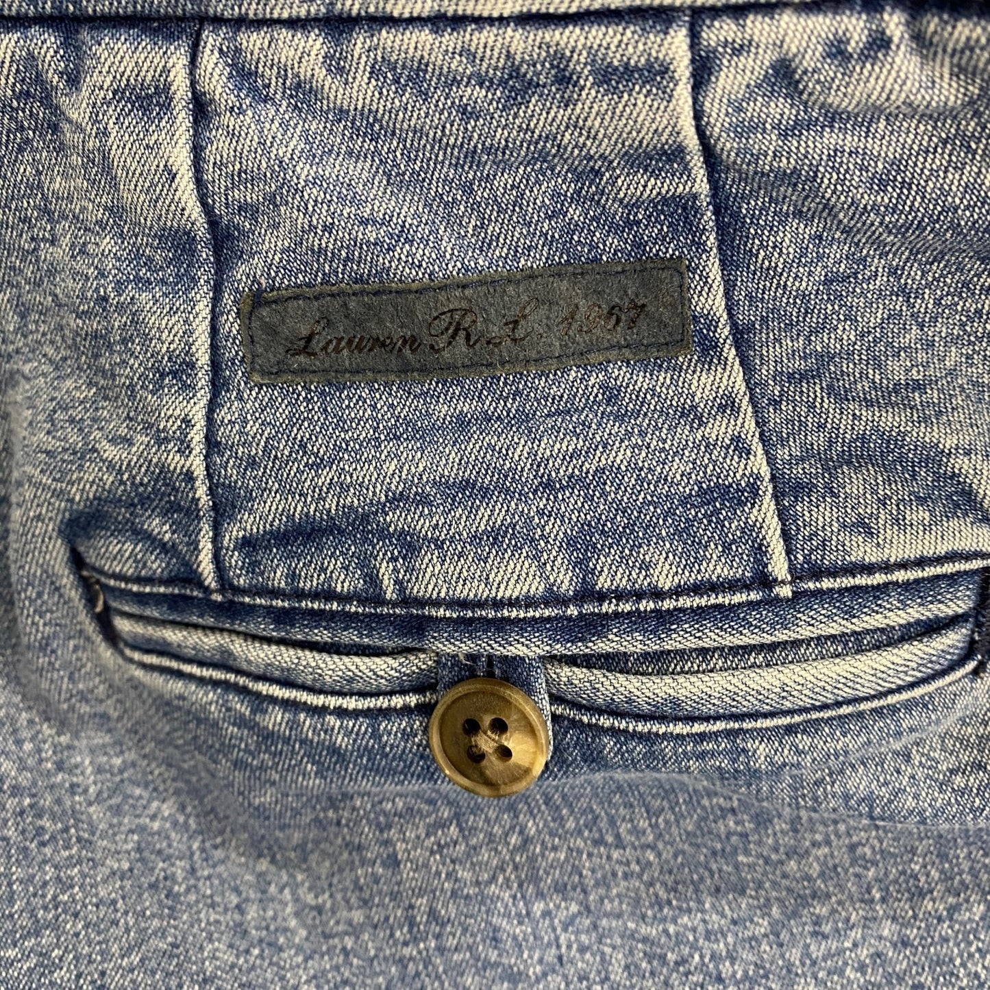 90s　RALPH LAUREN　ラルフローレン　デニムパンツ/ジーンズ　ヴィンテージ　インディゴ　18Wサイズ