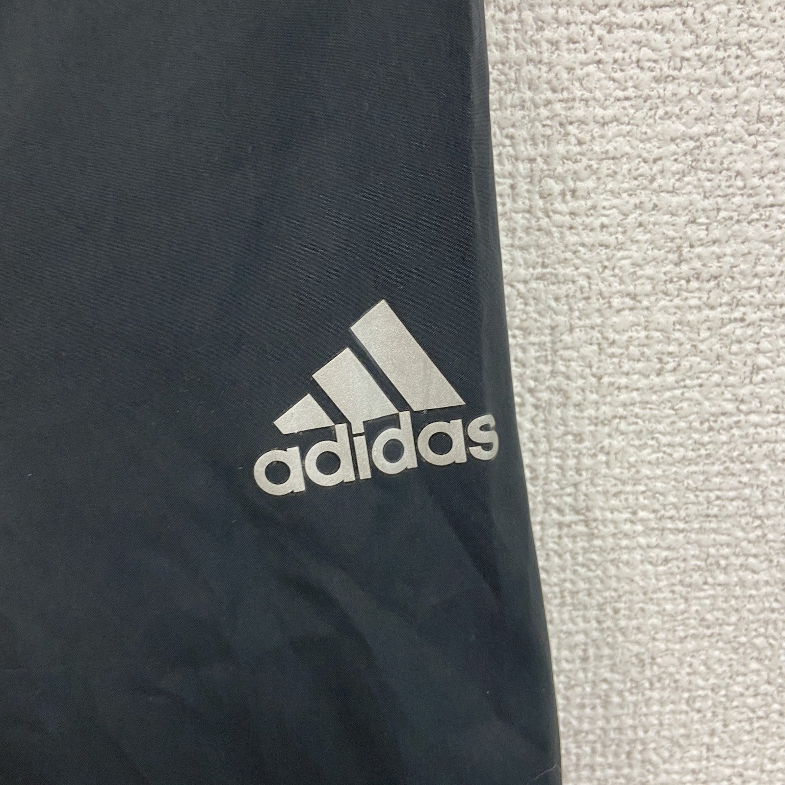 adidas　アディダス　ハーフジッププルオーバー　黒　ブラック　2XLサイズ
