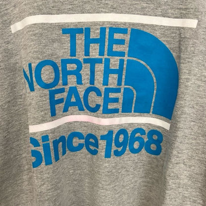 古着 used　THE NORTH FACE ザ ノースフェイス　半袖プリントTシャツ　クルーネック　アウトドア　グレー　Mサイズ