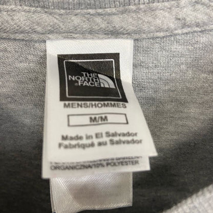 古着 used　THE NORTH FACE ザ ノースフェイス　半袖プリントTシャツ　クルーネック　アウトドア　グレー　Mサイズ
