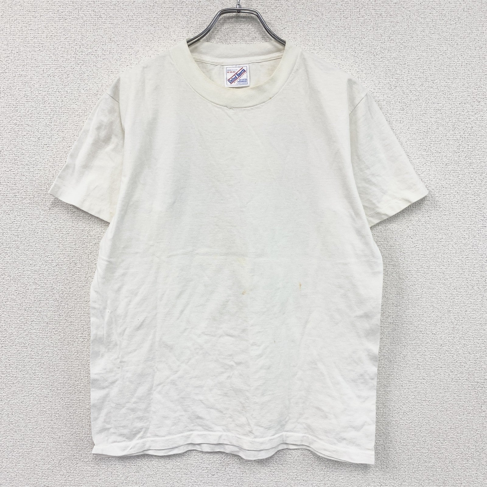 90s　United Sports　前園真聖　横浜フリューゲルス　半袖プリントTシャツ　白　ホワイト　Mサイズ