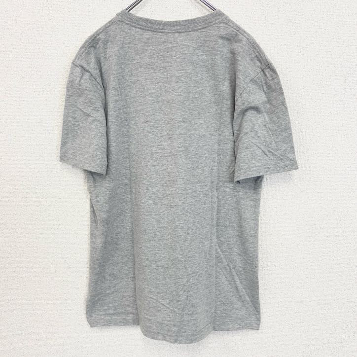 古着 used　THE NORTH FACE ザ ノースフェイス　半袖プリントTシャツ　クルーネック　アウトドア　グレー　Mサイズ