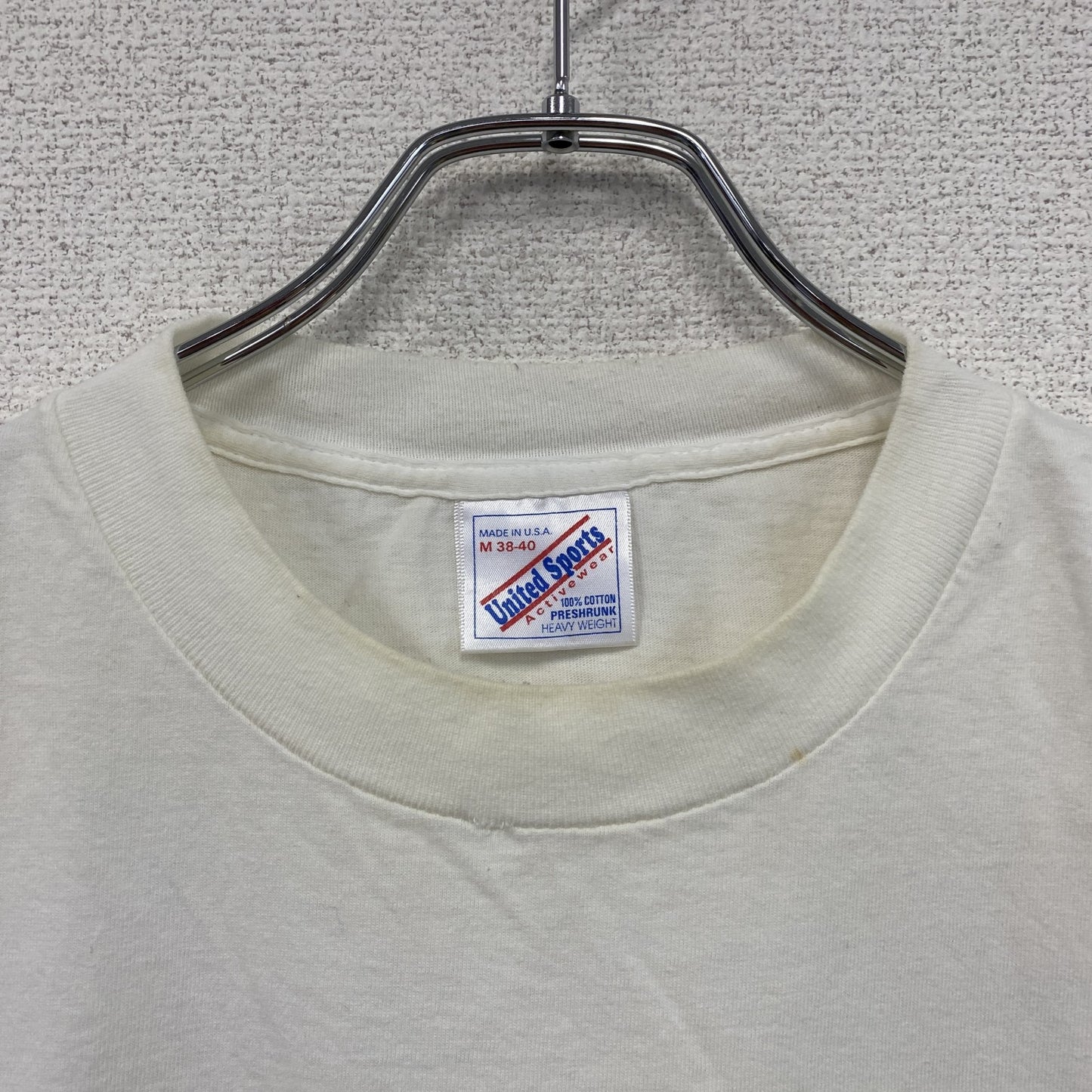 90s　United Sports　前園真聖　横浜フリューゲルス　半袖プリントTシャツ　白　ホワイト　Mサイズ