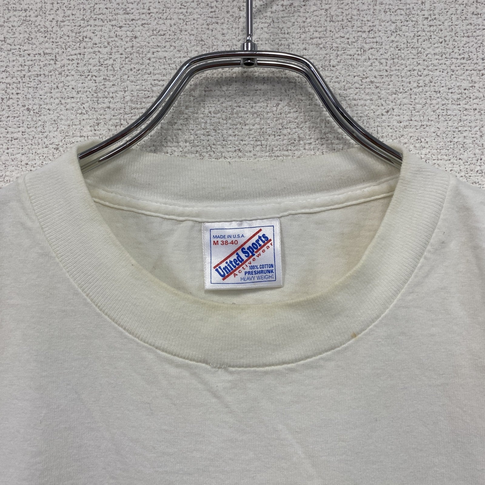 90s　United Sports　前園真聖　横浜フリューゲルス　半袖プリントTシャツ　白　ホワイト　Mサイズ