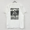 90s　United Sports　前園真聖　横浜フリューゲルス　半袖プリントTシャツ　白　ホワイト　Mサイズ