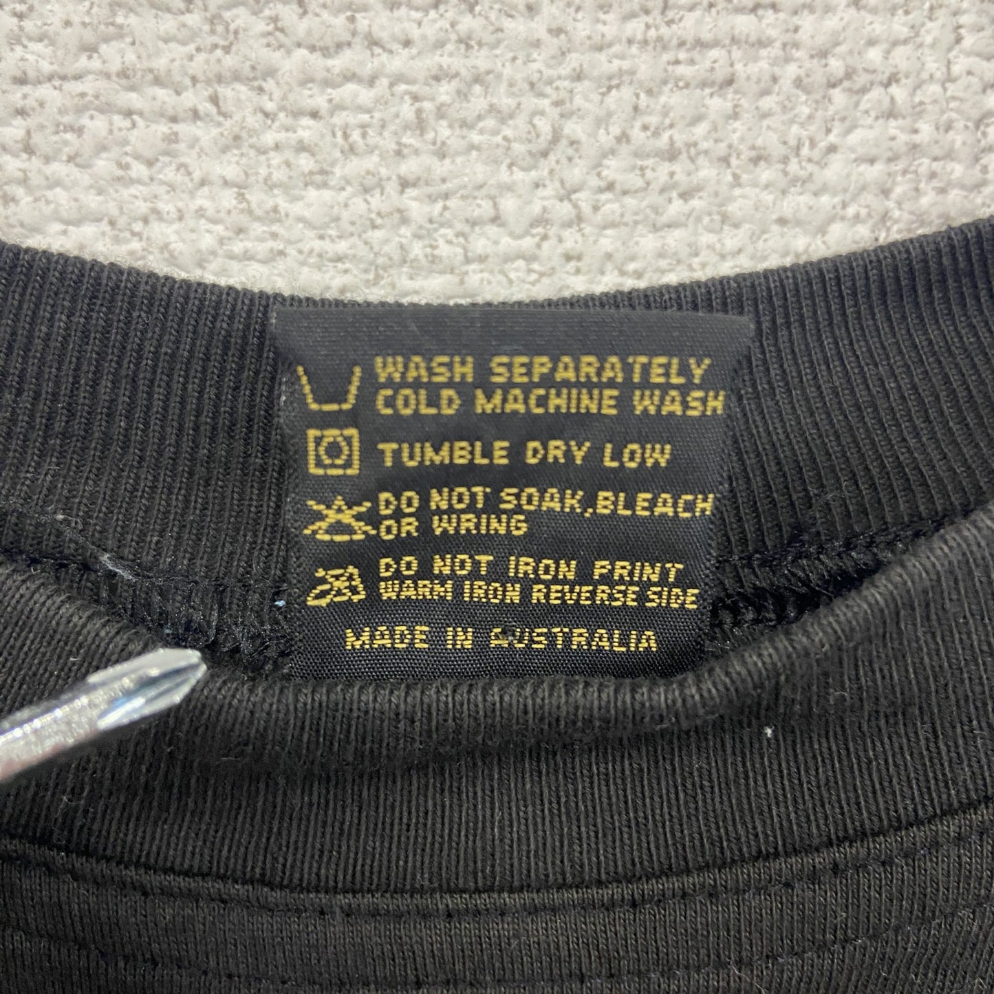 AOTEAROA　半袖プリントTシャツ　スーベニア　民族　インディアン　Mana　黒　ブラック　Lサイズ