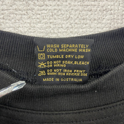 AOTEAROA　半袖プリントTシャツ　スーベニア　民族　インディアン　Mana　黒　ブラック　Lサイズ