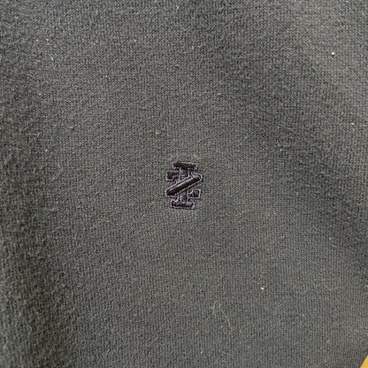IZOD　アイゾッド　ハーフジップスウェット/トレーナー　ワンポイント　刺繍ロゴ　ビッグシルエット　紺　ネイビー　Mサイ